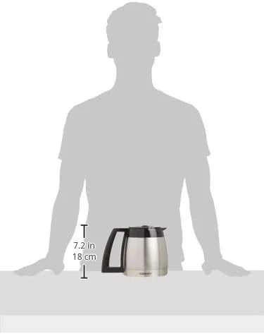 Cuisinart DCG-600RC 10-Cup Replacement Thermal Carafe with Lid, Compatible with Cuisinart Coffeemakers, Stainless Steel
