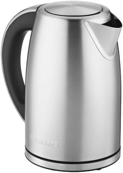 Cuisinart PerfecTemp 1.7-Liter 1500-Watt Stainless Steel Cordless Programmable Kettle with Six Presets, Stay-Cool Handle, & 360-Degree Swivel Power Base With LED display (CPK-20)