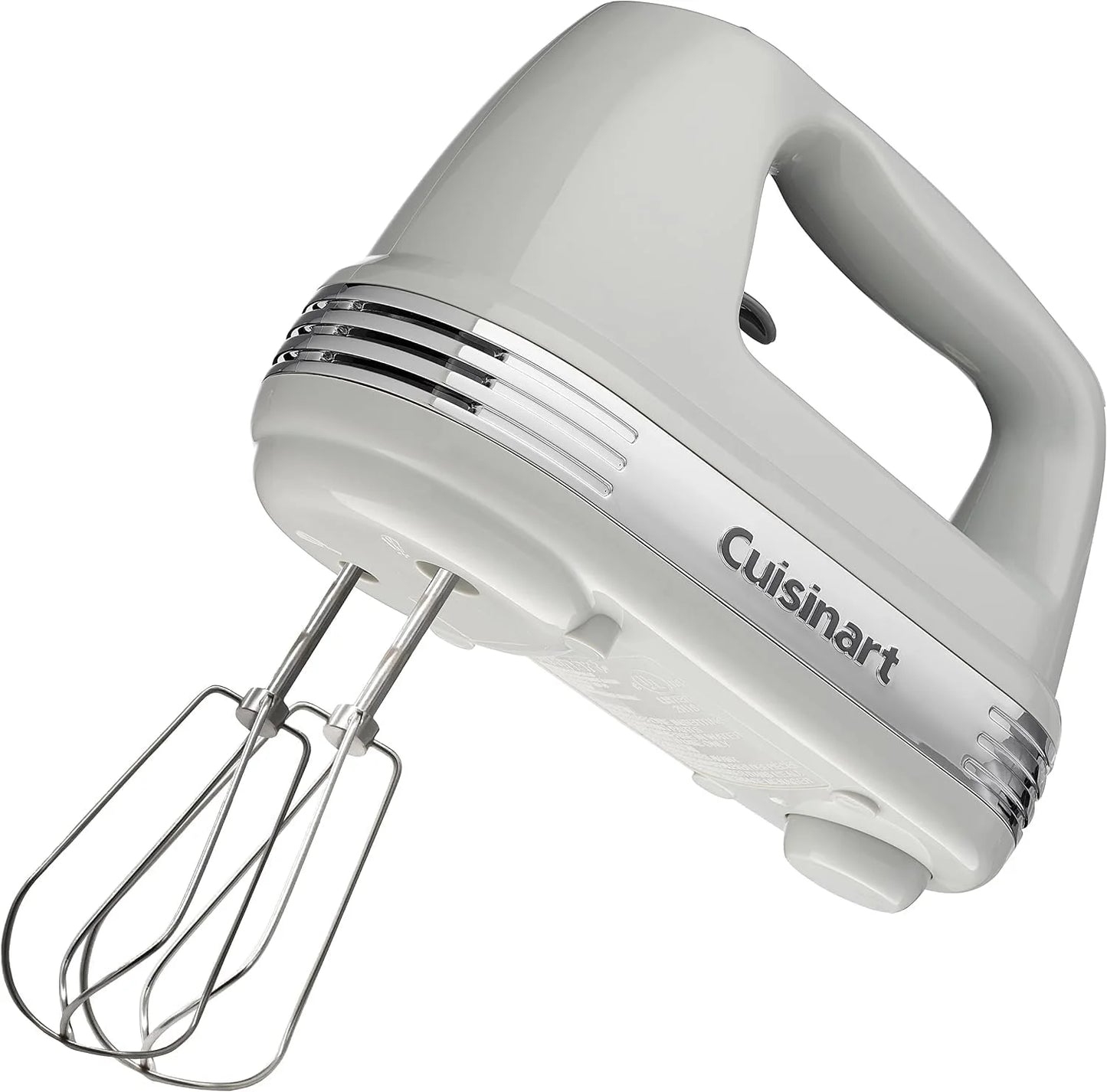 Cuisinart Power Advantage Plus 9-Speed Hand Mixer, 220W-Motor Hand Blender Electric Mixer with 9 Speed Settings, XL Dishwasher-Safe Beaters, 3 Low Mixing Speeds, Storage Case, Cool Grey