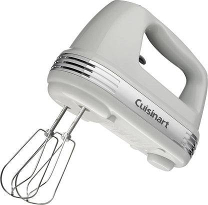 Cuisinart Power Advantage Plus 9-Speed Hand Mixer, 220W-Motor Hand Blender Electric Mixer with 9 Speed Settings, XL Dishwasher-Safe Beaters, 3 Low Mixing Speeds, Storage Case, Cool Grey