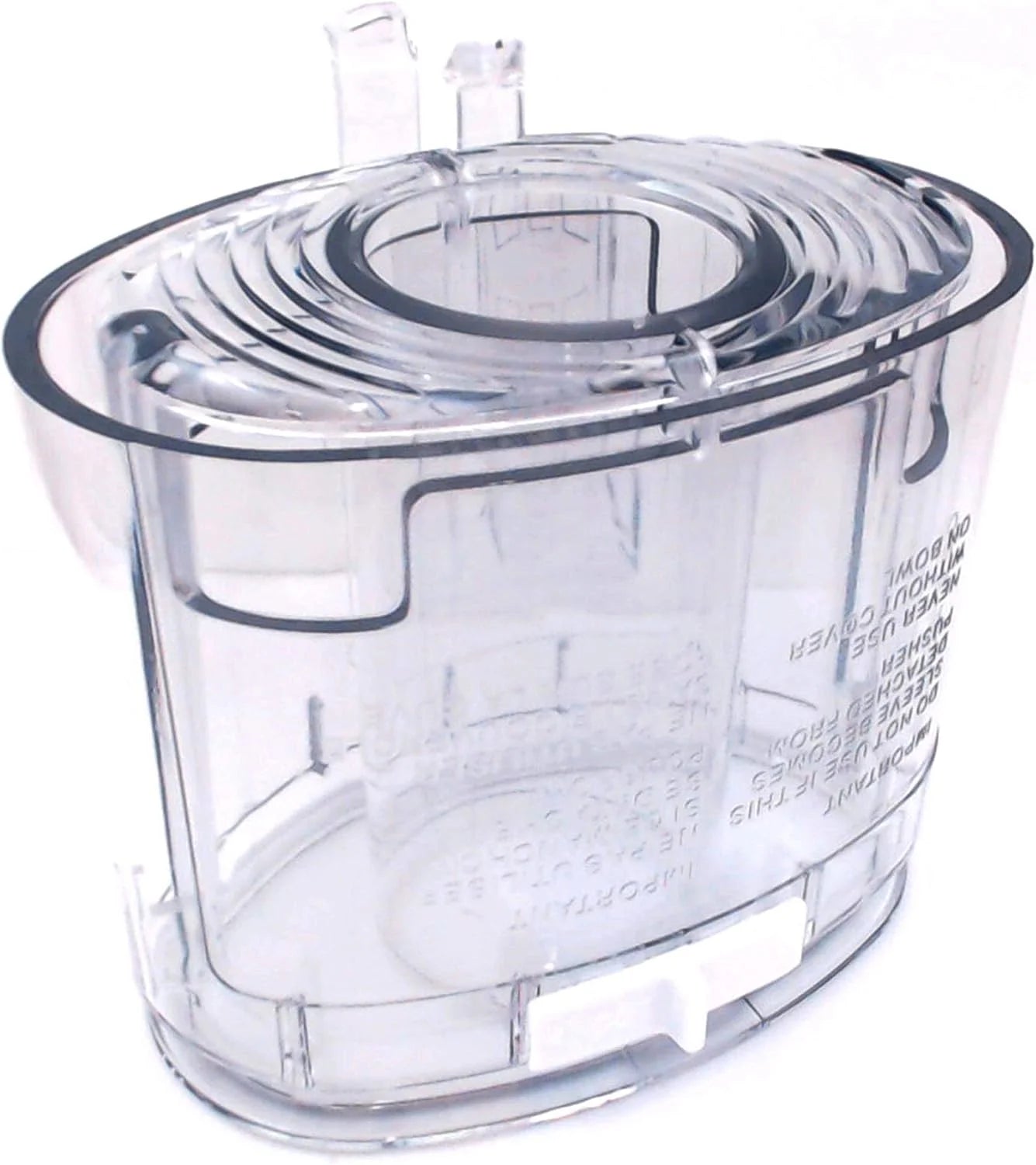 Cuisinart DLC-018BGTXT1 Replacement Large Pusher & Sleeve Assembly for Food Processors – Fits DFP-11, DLC-8S, DLC-8SY, DFP-14
