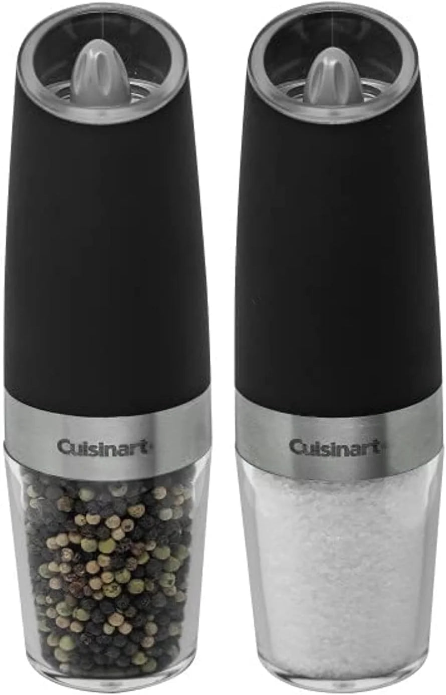 Cuisinart Gravity Salt and Pepper Grinder Set, Automatic Operation