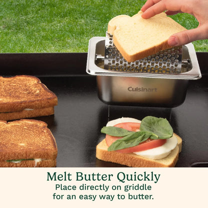 Cuisinart Butter Roller for Griddle, Quick-Heating Stainless Steel