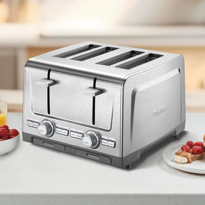 Cuisinart 4-Slice XL Slot Toaster, 7 Shade, High-Lift, Stainless Steel