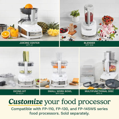 Cuisinart FP-130 13-Cup Multifunctional Food Processor White