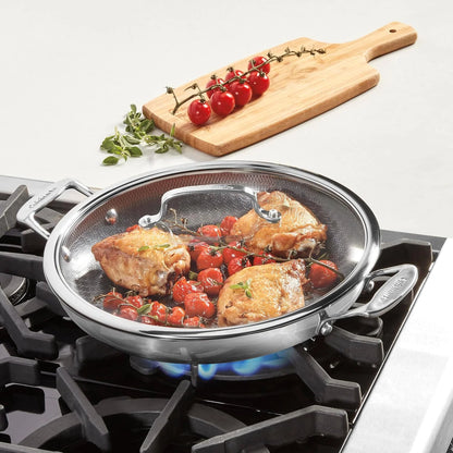 Cuisinart FusionPlus Everyday Pan with Lid, Stainless Steel Nonstick, 12"