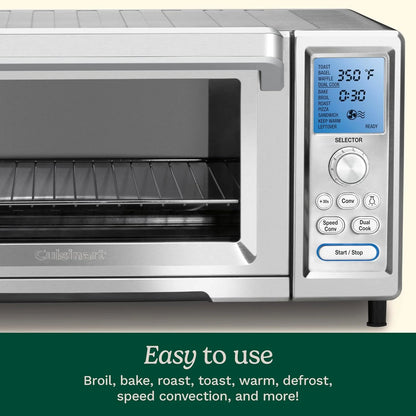 Cuisinart Convection Toaster Oven, 15-Function, 1800W, Stainless Steel