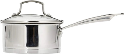 Cuisinart Professional Stainless Saucepan with Cover, 1.5-Quart, Stainless Steel,8919-16