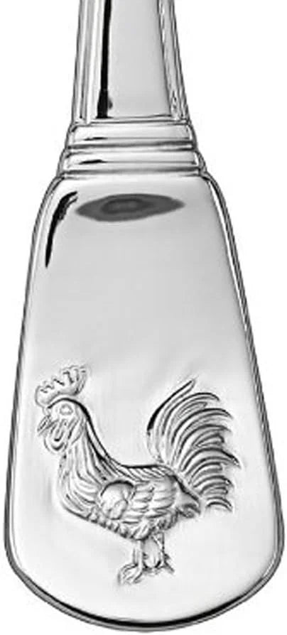 Cuisinart CFE-01-FR20 60-Piece Stainless Steel Flatware Set – French Rooster Pattern, Heavy-Gauge Handcrafted Silverware, Dishwasher Safe