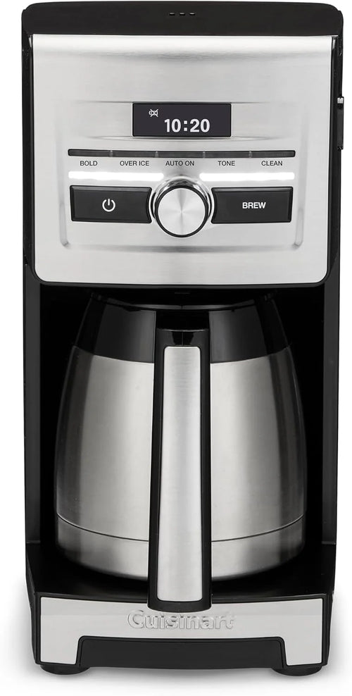 Cuisinart Personal Brew 10-Cup Thermal Coffee Maker, Fully Automatic Programmable Coffee Machine with Hot or Over Ice Options, Brew Strength Control, 52 Ounce Removable Water Reservoir, DCC-10