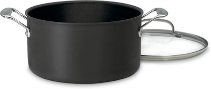 Cuisinart Chef's Classic 6-Quart PURELYCERAMIC™ Nonstick PFAS Free Hard-Anodized, Stockpot with Cover, 644C-24