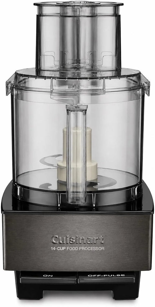 Cuisinart Food Processor 14-Cup Vegetable Chopper for Mincing, Dicing, Shredding, Puree & Kneading Dough, Black Stainless, DFP-14BKSY