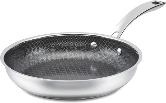 Cuisinart FusionPlus Hybrid Stainless Steel Pan, Nonstick & Oven Safe, 10”