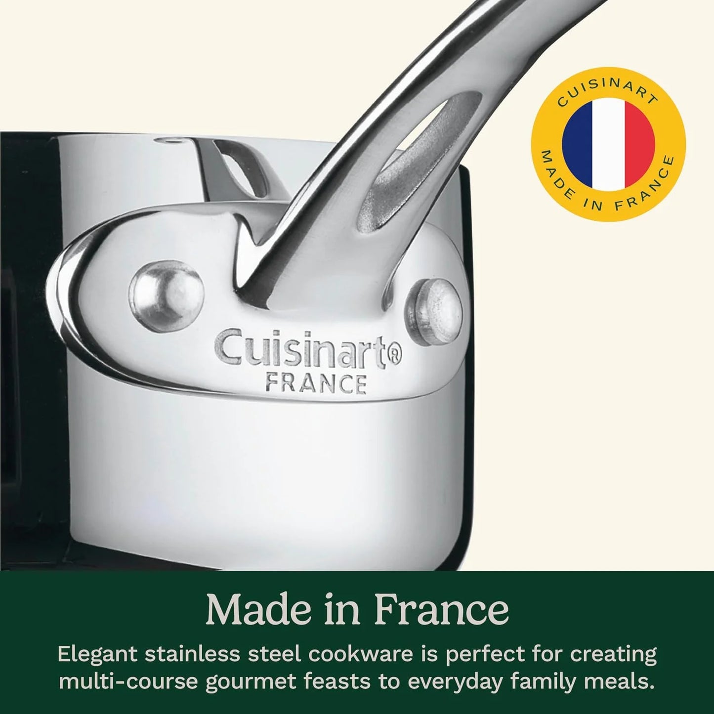 Cuisinart FCT-13 French Classic Tri-Ply Stainless 13-Piece Cookware Set