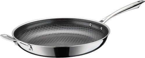 Cuisinart Non Stick Frying Pan, Hybrid Stainless Steel, Cool Grip, 12”