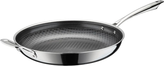 Cuisinart Non Stick Frying Pan, Hybrid Stainless Steel, Cool Grip, 12”