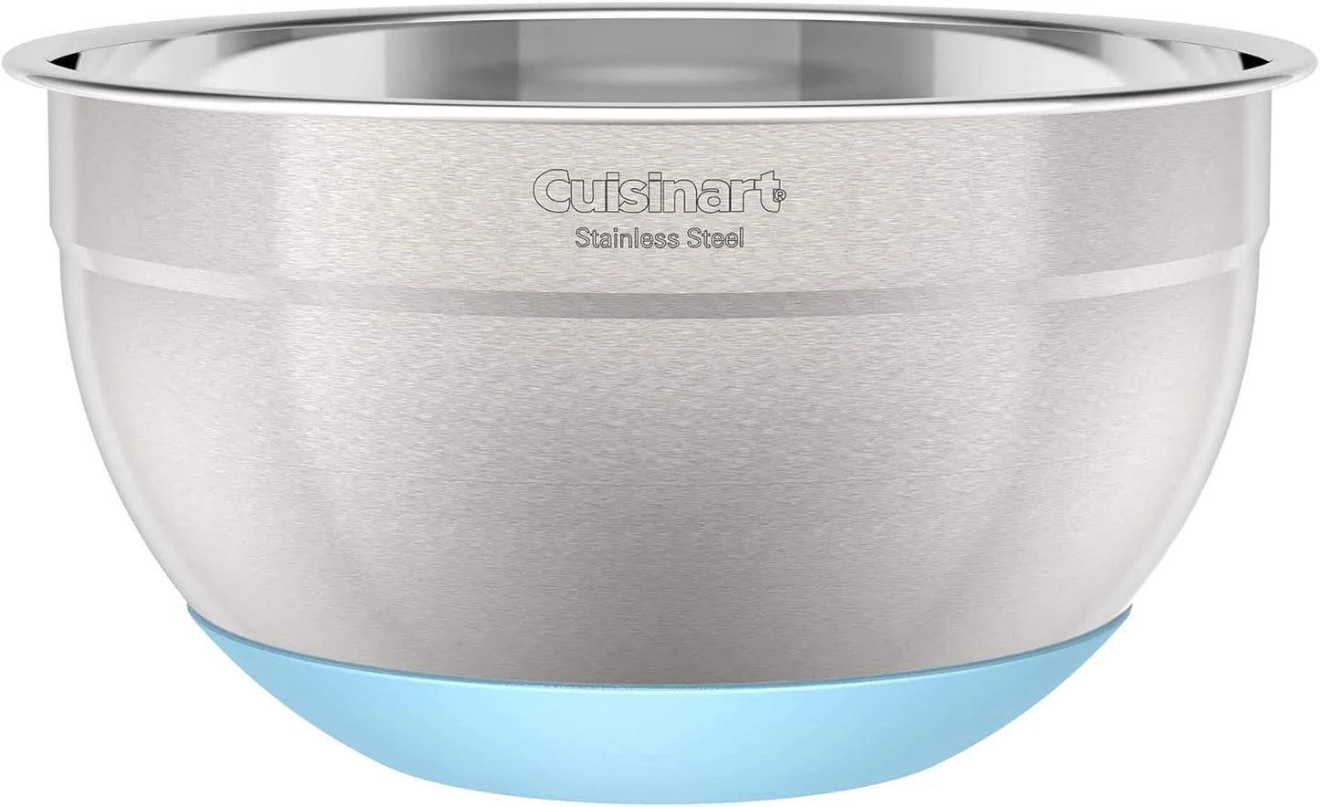 Cuisinart 3-Piece Stainless Steel Mixing Bowls with Nonslip Base, 1.5qt, 3qt & 5qt