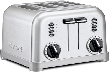 Cuisinart Toaster, Extra-Wide Slots, Stainless Steel, 4-Slice