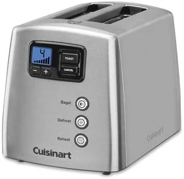 Cuisinart CPT-420 Touch to Toast Leverless 2-Slice Toaster, Brushed Stainless Steel