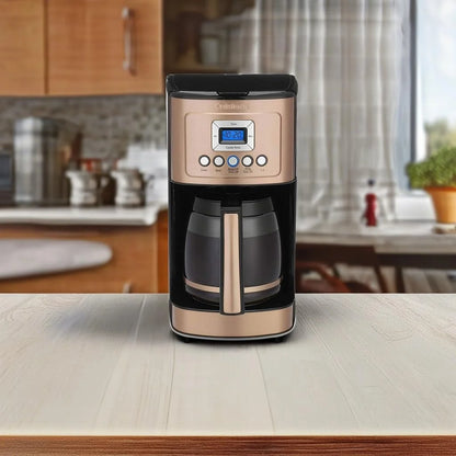 Cuisinart DCC-3200CP PerfecTemp Programmable Coffeemaker with Glass Carafe, 14 Cup Glass Carafe