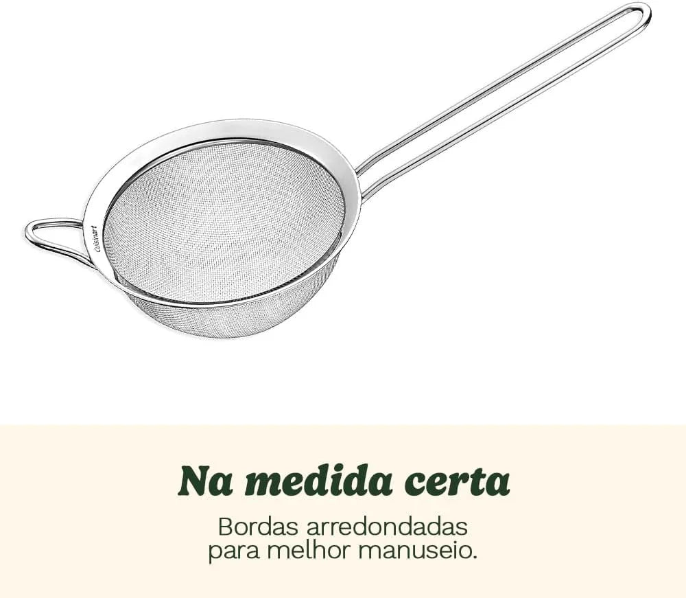 Cuisinart Mesh Strainers, Stainless Steel, Dishwasher Safe, 3-Count