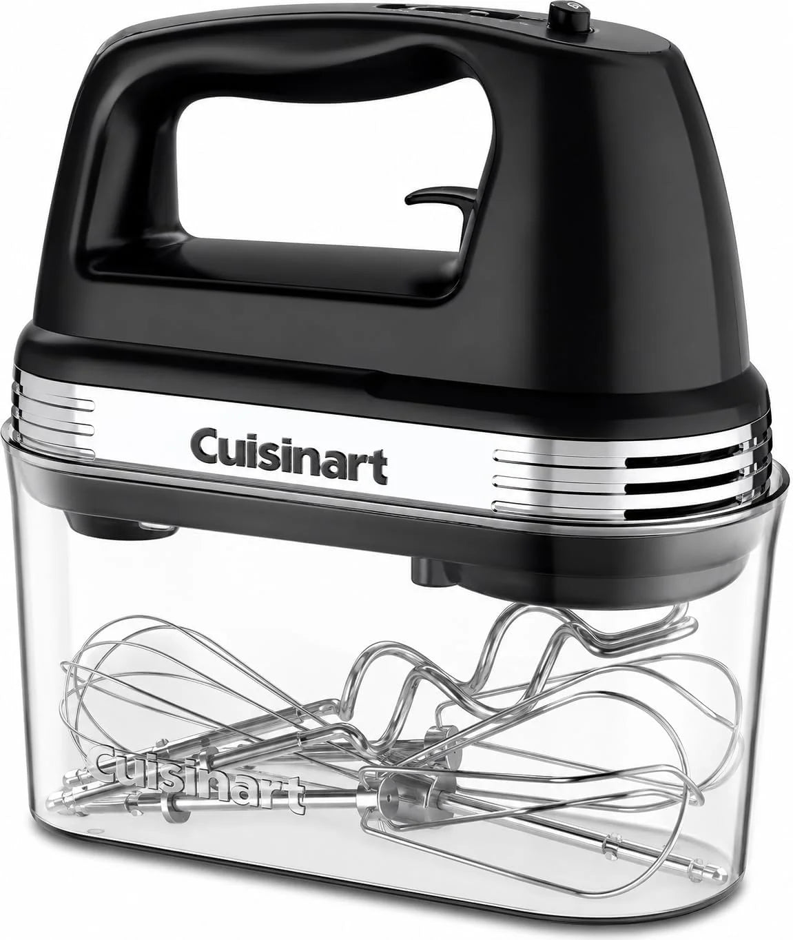 Cuisinart Power Advantage Plus 9-Speed Hand Mixer, 220W-Motor Hand Blender Electric Mixer with 9 Speed Settings, XL Dishwasher-Safe Beaters, 3 Low Mixing Speeds, Storage Case, Black