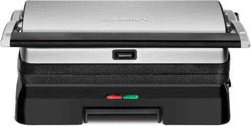 Cuisinart Griddler® Indoor Grill & Panini Press, Dishwasher-Safe Nonstick Cooking Plates, Stainless Steel, GR-11NAS