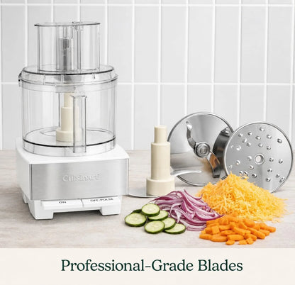 Cuisinart Food Processor 14-Cup Vegetable Chopper for Mincing, Dicing, Shredding, Puree & Kneading Dough, White, DFP-14BCWNY