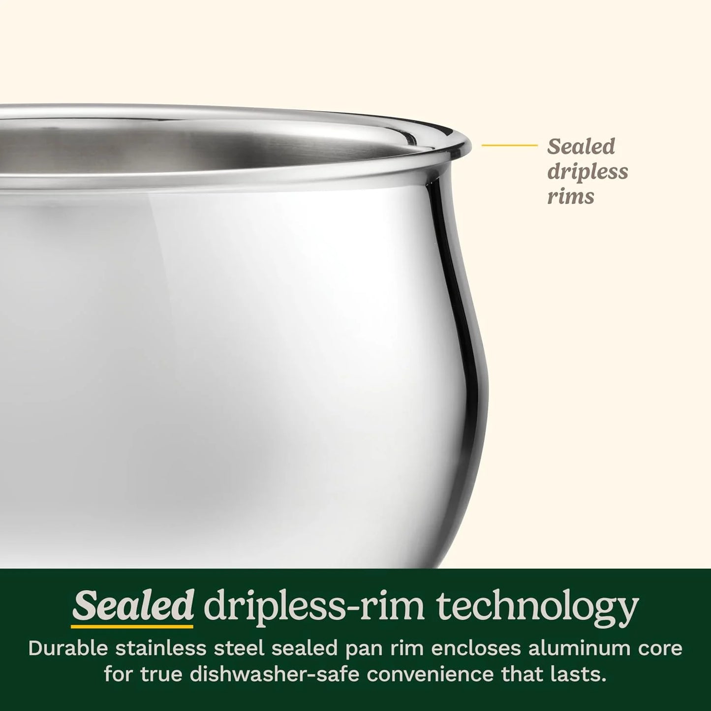 Cuisinart PureClad™ Triple Ply Stainless Steel 5.5 Qt. Saute Pan w/Cover