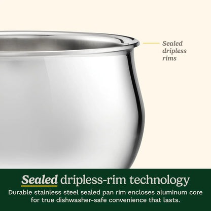 Cuisinart PureClad™ Triple Ply Stainless Steel 5.5 Qt. Saute Pan w/Cover