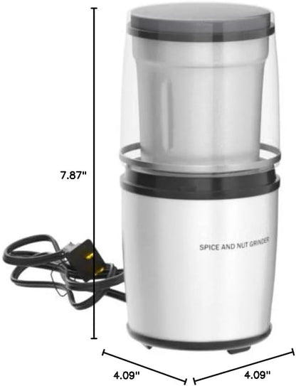 Cuisinart Spice and Nut Grinder, Push-Top Lid for On/Off, Dishwasher Safe