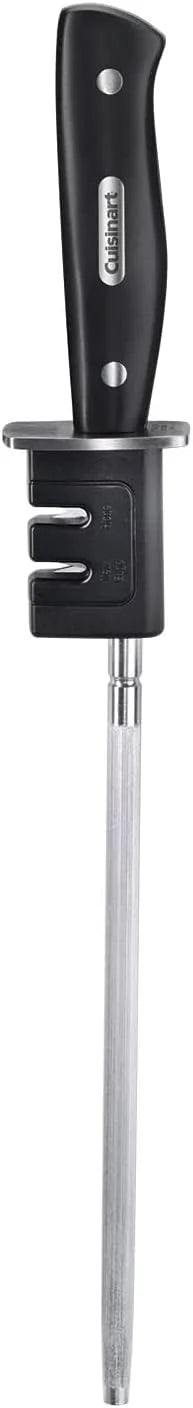 Cuisinart C77TR-9SHP Triple Rivet Collection Steel Knife Sharpener, 9-Inch, Black