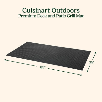 Cuisinart Grill Mat, Non-Slip Rubber, Weather-Resistant, 65" x 36"