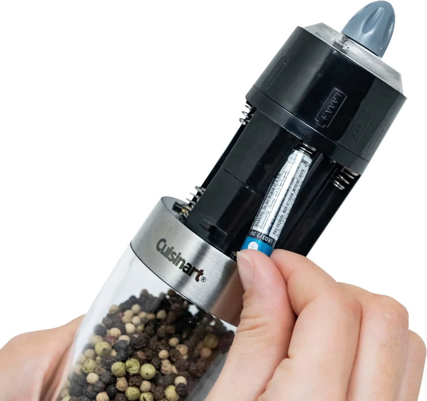 Cuisinart Gravity Salt and Pepper Grinder Set, Automatic Operation
