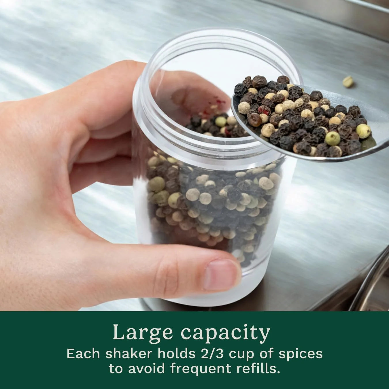 Cuisinart Gravity Salt and Pepper Grinder Set, Automatic Operation