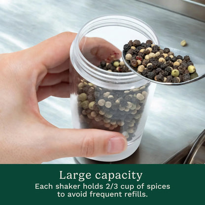 Cuisinart Gravity Salt and Pepper Grinder Set, Automatic Operation