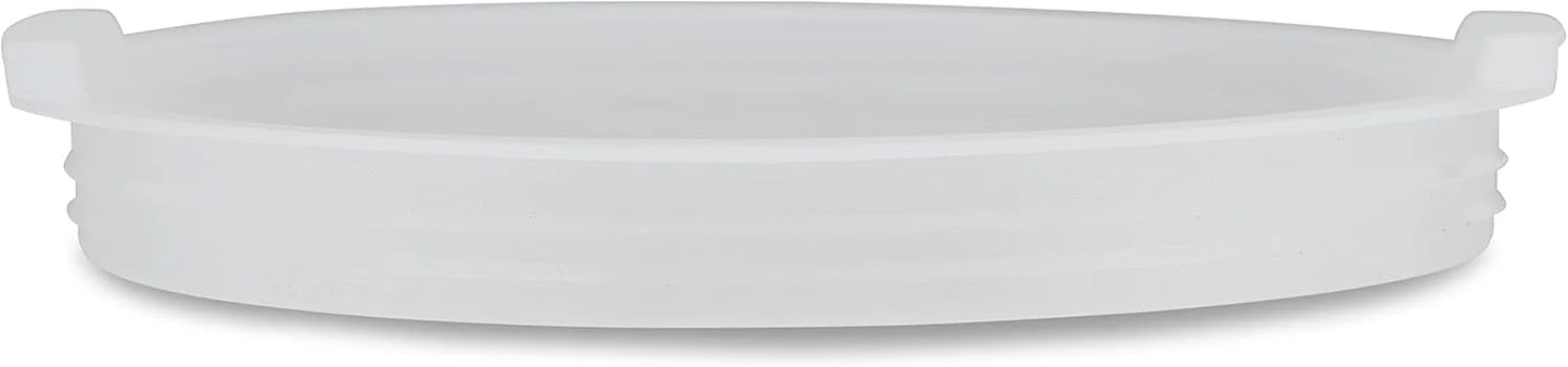 Cuisinart CTG-00-SMB Stainless Steel Mixing Bowls with Lids, Set of 3, Red