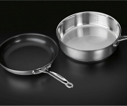 Cuisinart Chef's Classic Stainless Cookware 13-Piece Set, 77-13