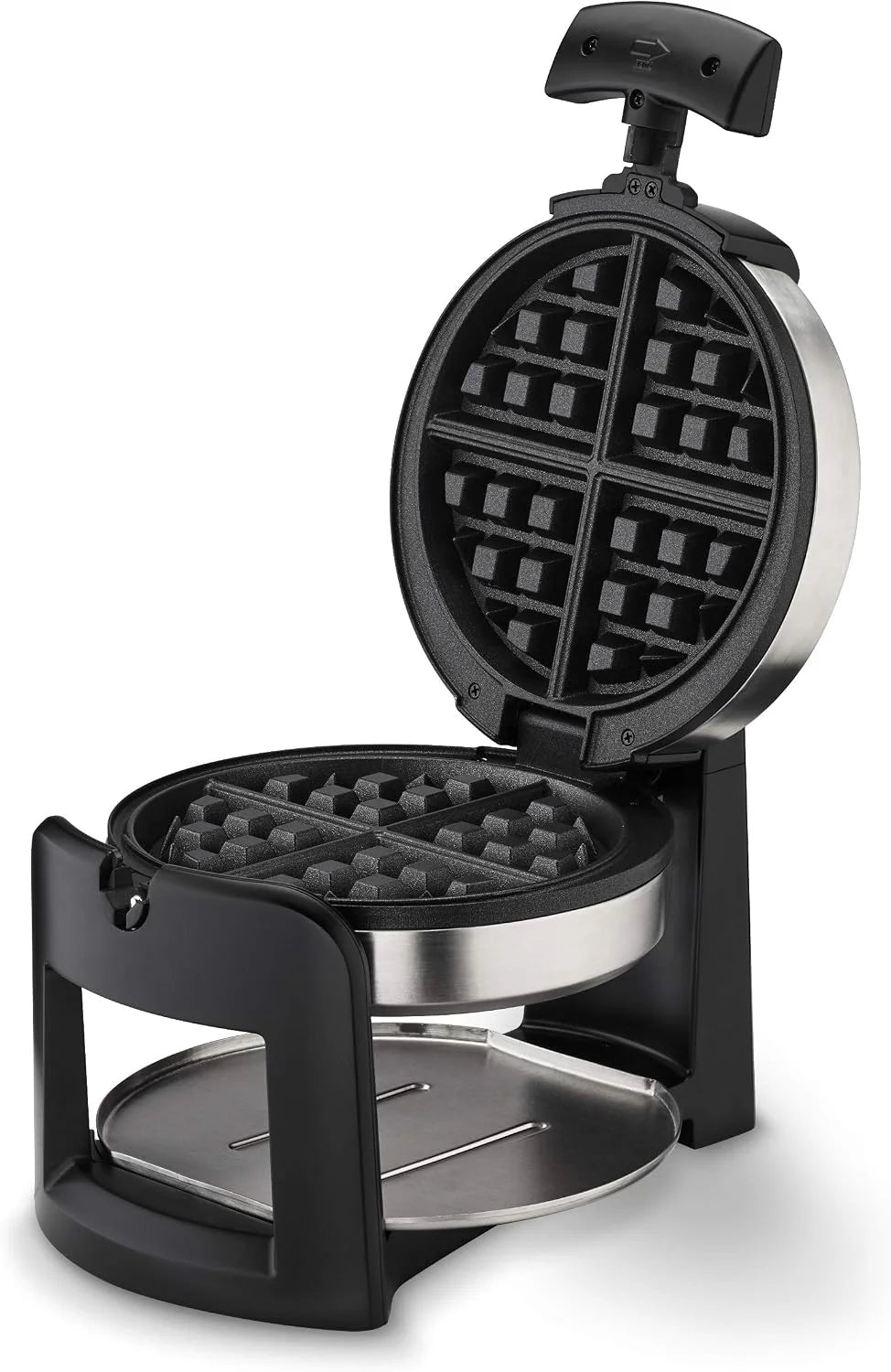 Cuisinart Flip Belgian Waffle Maker, NonStick, Stainless Steel, 1" Thick