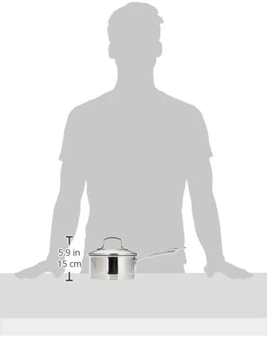 Cuisinart Professional Stainless Saucepan with Cover, 1.5-Quart, Stainless Steel,8919-16