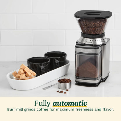 Cuisinart Electric Burr Coffee Grinder, 18-Position Selector, 4-18 Cups