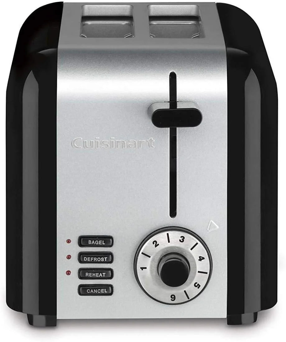 Cuisinart CPT-320P1 Compact 2-Slice Toaster, Brushed Stainless