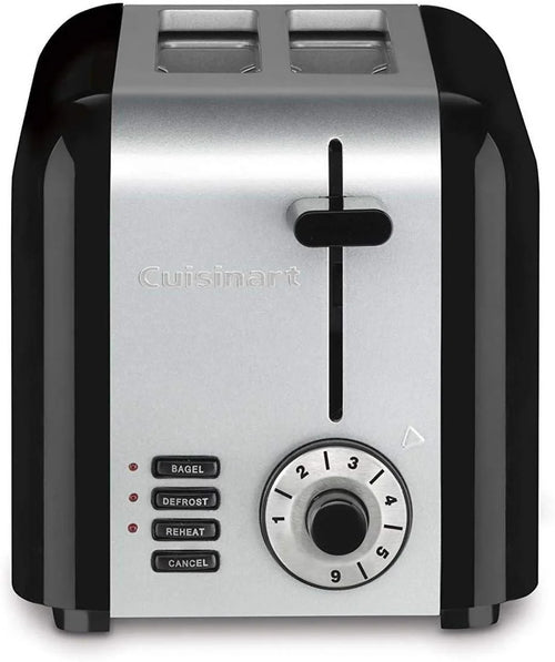 Cuisinart CPT-320P1 Compact 2-Slice Toaster, Brushed Stainless