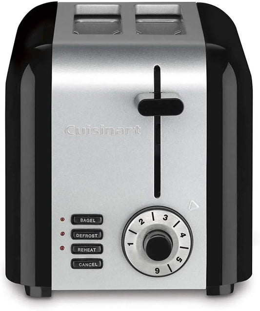 Cuisinart CPT-320P1 Compact 2-Slice Toaster, Brushed Stainless