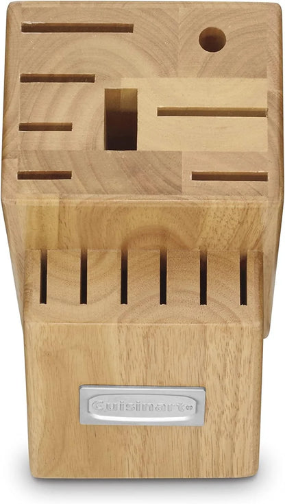 CUISINART Block Knife Set, 15pc Cutlery Knife Set with Steel Blades for Precise Cutting, Lightweight, Stainless Steel, Durable & Dishwasher Safe, C99SS-15P (Pack of 2)