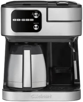 Cuisinart Coffeemaker, Coffee Center Barista Bar 4-In-1 Coffee Machine, Single-Serve Coffee, Espresso & Nespresso Capsule Compatible, 10-Cup Thermal Carafe, Black, SS-4N1TNAS