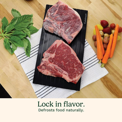 Cuisinart Defrosting Tray for Frozen Meat, Advanced Conductive Aluminum