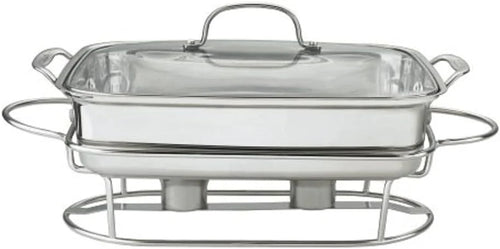 Cuisinart Classic Entertaining Collection 12-Inch, 5-Quart Stainless Rectangular Buffet Server, 7BSRT-31
