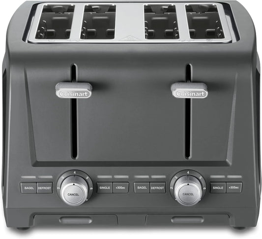 Cuisinart 4-Slice XL Slot Toaster, Extra-Wide Slots, 7 Shade Setting, Stone