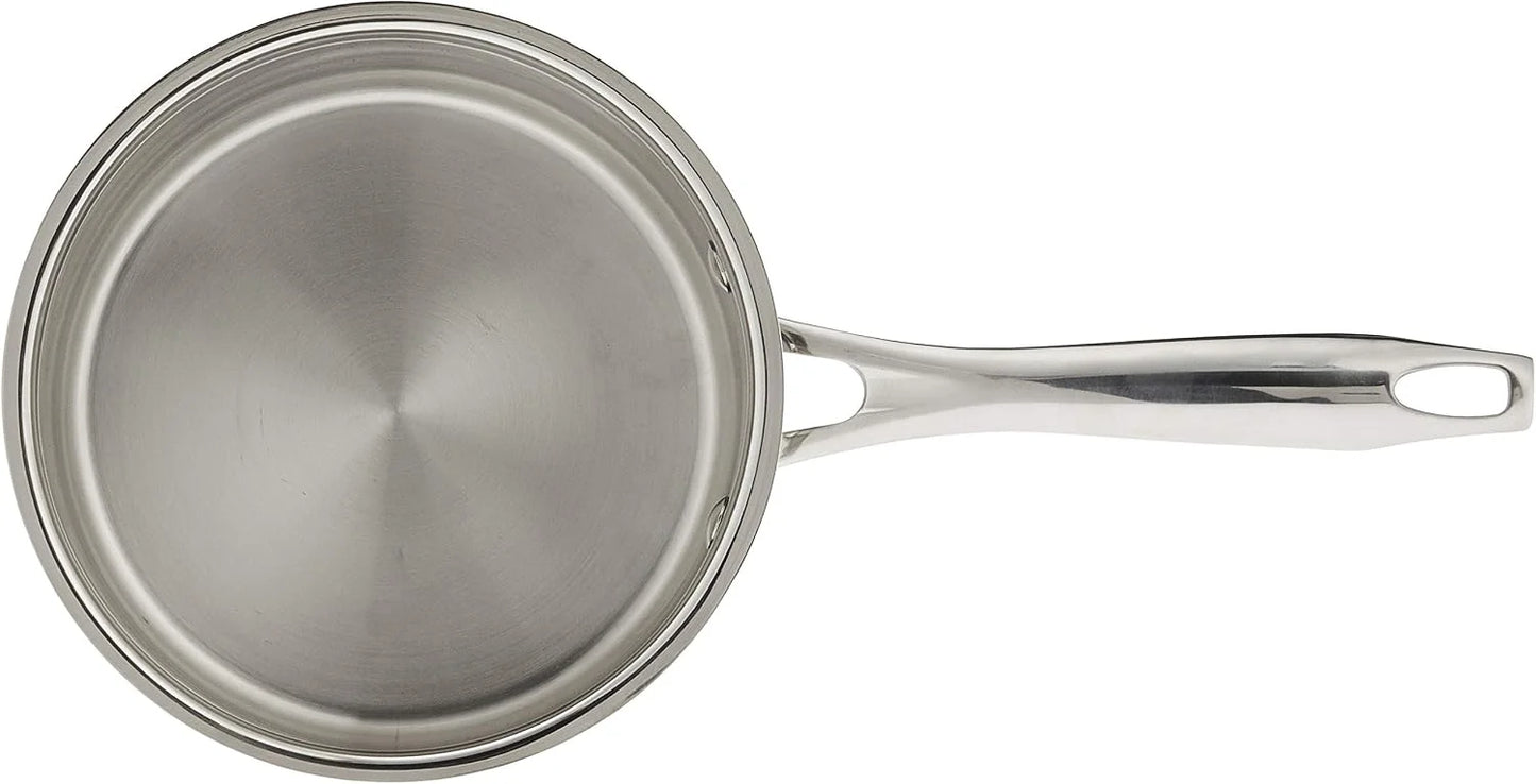 Cuisinart Professional Stainless Saucepan with Cover, 1.5-Quart, Stainless Steel,8919-16